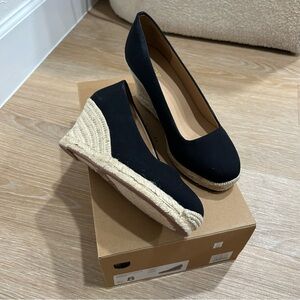 J.Crew Wedges in Black